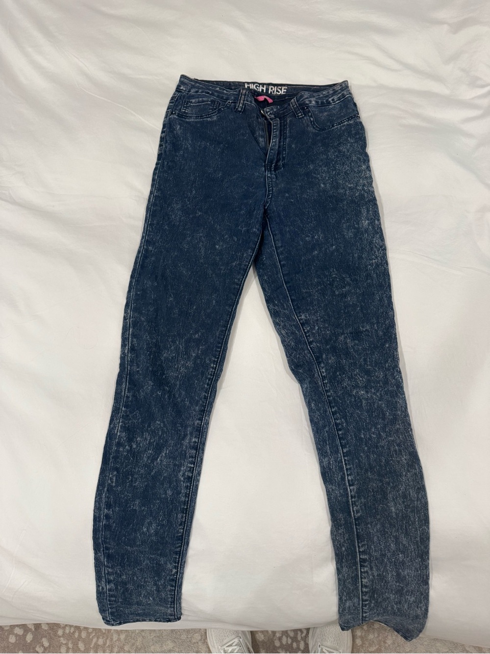 Y2K Size 7 YMI Acid Washed Skinny Jeans - Picture 6 of 6